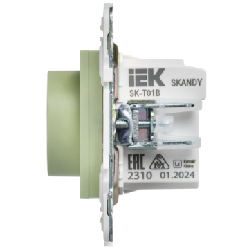 Термостат IEK SKANDY электронный с индикацией SK-T01G (мятный) SK-RT11-K06