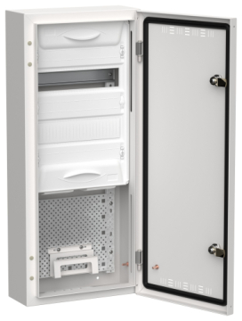 Щит ИЭК TITAN 5 мультимедийный комбинированный накладной ЩРн-24 (1х48) 710х310х140мм (белый) TI5-51-N-1X048-30