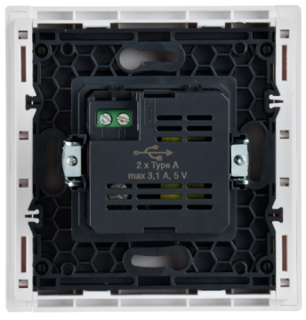 Розетка USB A+A FORTE&PIANO 3,1А FP249 (белый) FP-U21-D31-K01