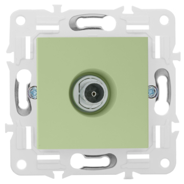 Розетка TV оконечная IEK SKANDY SK-A12G (мятный) SK-A10-O-K06