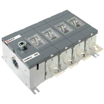 Рубильник EKF TwinBlock 160A 4P без рукоятки управления tb-s-160-4p
