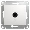 Розетка TV Glossa проходная (белый) GSL000192