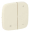 Лицевая панель Legrand Valena Allure для кнопочного светорегулятора (сл. кость) 752086