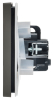 Розетка с крышкой FORTE&PIANO винтовое крепление 16А IP44 FP321 (серый) FP-R16-16-44-K03