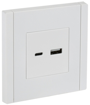 Розетка USB A+C FORTE&PIANO 18Вт FP251 (белый) FP-U22-018-K01