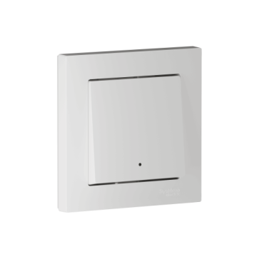 Выключатель Systeme Electric AtlasDesign Smart SBER Zigbee 1-клавишный с нейтралью 10А, схема 1 (белый) ATN000115Z