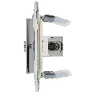 Розетка TV оконечная IEK SKANDY SK-A12N (никель) SK-A10-O-K50