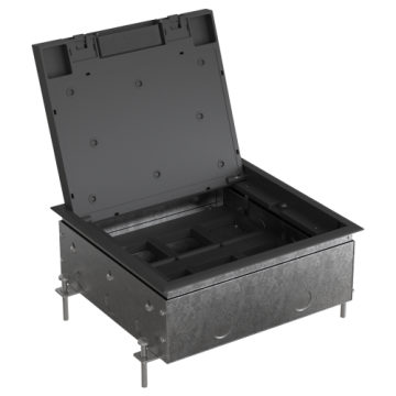 Люк Systeme Elecrtic MultiDesk на 12 модулей IP40 для бетонных полов с монтажной коробкой тип MDK10 MDK10212