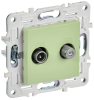 Розетка TV+SAT IEK SKANDY SK-A13G (мятный) SK-AF20-O-K06