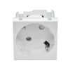Розетка IEK PRIMER 2P+E со шторками 2 модуля 45град РКС-20-30-П-45 (белый) PR-KK40D-RSZH-2-2-45-K01