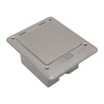Лючок EKF напольный IP66 С-Line WP-6 на 6 (2х3) модулей IP66 cl-lnwp-6