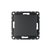 Выключатель Systeme Electric AtlasDesign Smart SBER Zigbee 1-клавишный с нейтралью 10А, схема 1 (карбон) ATN001015Z