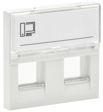 IEK PRIMER Панель лицевая Keystone (2м/2вх) PR-KK40D-PLK2-0-2-K01