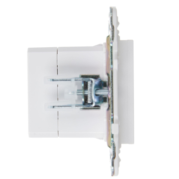 Розетка USB A+C 3,1А IEK SKANDY SK-R14W (арктический белый) SK-U22-D31-K01