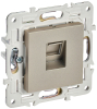 Розетка компьютерная IEK SKANDY RJ45 кат.5E SK-K01Sh (шампань) SK-K10-1-K37