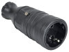 Розетка переносная IEK OMEGA РБп14-1-0м IP20 (черная) OM-KR20-16-20-P1-00-K02