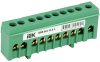 IEK Шина PE земля в корп изол на DIN-рейку ШНИ-6х9-10-К-З YNN10-69-10KD-K06