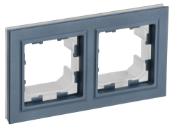 Рамка 2-м BRITE Маренго IP44 РУ-2-БрМ-44 BR-M22-44-K35
