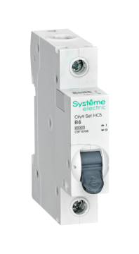 Автоматический выключатель Systeme Electric City9 Set 1п 6A 6kA (хар-ка B) C9F16106