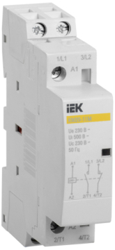 Контактор модульный IEK KARAT КМ20-11М 20А AC 1НО+1НЗ MKK11-20-11