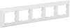 Рамка 5-м BRITE DECOR Белый 3D-форма РУ-5-Бр BR-M52-12-K01