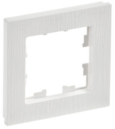 Рамка 1-м BRITE DECOR Белый рифленый РУ-1-Бр BR-M12-51-K01