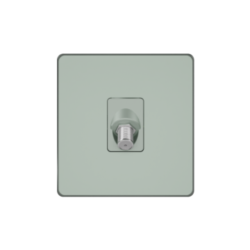 Розетка TV/FM/SAT SE Systeme Infinity 5-2400MГц (таежное утро) FSE000898