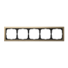 Рамка ArtGallery Pure Systeme Electric пятиместная металл (латунь) GAL312205