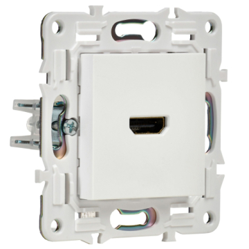 Розетка HDMI IEK SKANDY SK-H01W (арктический белый) SK-H10-K01