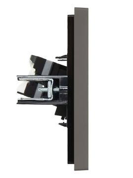 Розетка компьютерная FORTE&PIANO RJ45 кат.5E FP332 (серый) FP-K10-1-K03