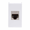 Компьютерная розетка DKC Viva RJ45 кат. 6 экранированная 8P8C (белая) 1мод 45068