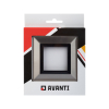 Рамка 1 пост (2 мод.) DKC Avanti из металла (Никелированная) 4409852