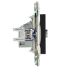 Розетка TV оконечная IEK SKANDY SK-A12Bl (черный) SK-A10-O-K02