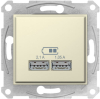 Розетка USB Sedna (бежевый) SDN2710247