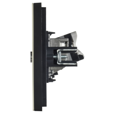 Розетка TV+RJ45 кат.5E FORTE&PIANO FP836M (металл слоновая кость) FP-AK20-1-M-K41