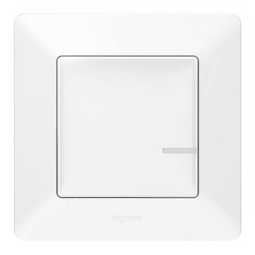 Умный проводной выключатель-светорегулятор 5-300 Вт Valena Life Netatmo (белый) 752184