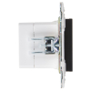 Розетка USB A+A 3,1А IEK SKANDY SK-R15Bl (черный) SK-U21-D31-K02