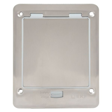 Лючок EKF напольный IP66 С-Line WP-6 на 6 (2х3) модулей IP66 cl-lnwp-6