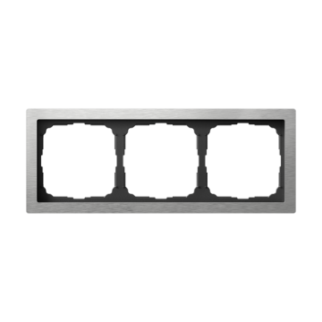 Рамка ArtGallery Pure Systeme Electric трехместная металл (алюминий) GAL312103
