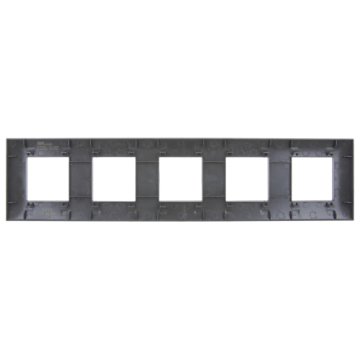 Рамка SKANDY пятиместная (графит) SK-F05G SK-M52-K53