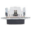 Розетка с крышкой 16А IP44 IEK SKANDY SK-R11T (титан) SK-R16-16-44-K48