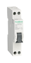 Дифференциальный автомат Systeme Electric City9 Set АВДТ 1П+Н С10 30mA тип AC 4,5 kA (х-ка C) 18мм C9D33610
