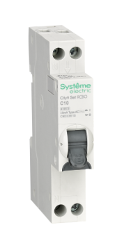 Дифференциальный автомат Systeme Electric City9 Set АВДТ 1П+Н С10 30mA тип AC 4,5 kA (х-ка C) 18мм C9D33610