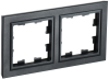 Рамка 2-м BRITE Черный РУ-2-БрЧ BR-M22-K02