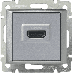 Розетка HDMI Valena (алюминий) 770285
