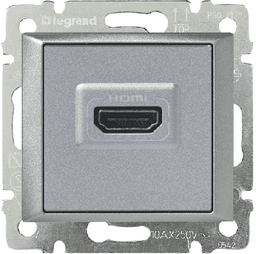 Розетка HDMI Valena (алюминий) 770285
