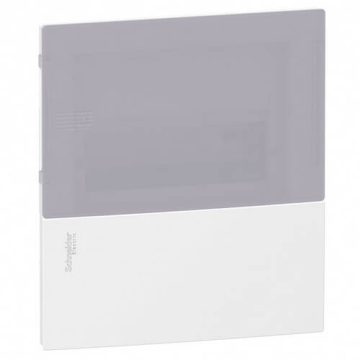 Бокс в нишу Schneider Electric Mini Pragma на 8 мод. с дымчатой дверью с клеммниками N+PE MIP22108T