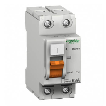 УЗО однофазное Schneider Electric ВД63 АС-25А 30mA 23009