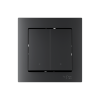 Выключатель Systeme Electric AtlasDesign Smart SBER Zigbee 2-клавишный с нейтралью 10А, схема 1 (карбон) ATN001017Z
