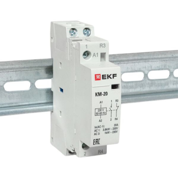 Контактор модульный EKF PROxima КМ 20А NО+NC km-1-20-11